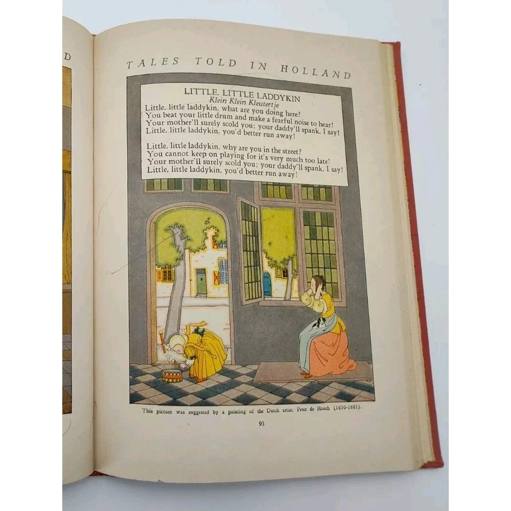 Tales Told in Holland 1926 Book‎ Maud & Miska Petersham SEE PICS B61.1GU2103